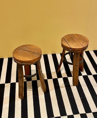 Craft Stools, France, 1950s, Set of 2-XXA-1060040