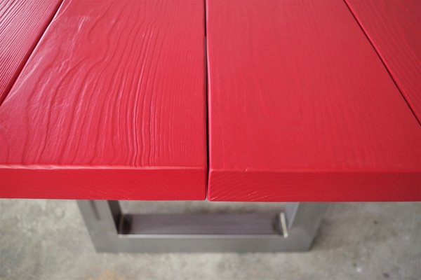 Craft Table in Red Brushed Fir, 2000s-KNM-1374925