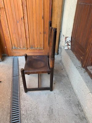 Craftsman Leather Chair, 1970s-OXJ-1194137