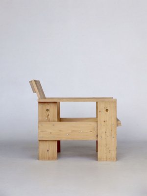 Crate Armchair by Gerrit Rietveld for Gerard van de Groenekan, 1970s-MB-811099