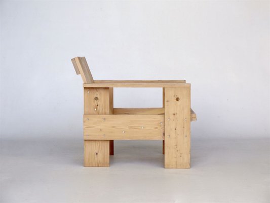 Crate Armchair by Gerrit Rietveld for Gerard van de Groenekan, 1970s-MB-811099