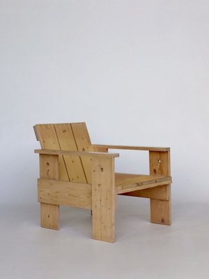 Crate Armchair by Gerrit Rietveld for Gerard van de Groenekan, 1970s-MB-811099