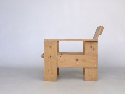 Crate Armchair by Gerrit Rietveld for Gerard van de Groenekan, 1970s-MB-811102