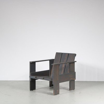 Crate Chair by Gerrit Thomas Rietveld, the Netherlands, 1960s-DV-1757343