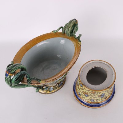 Crater Vase in Majolica, Naples-VMM-2023937