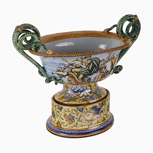 Crater Vase in Majolica, Naples-VMM-2023937