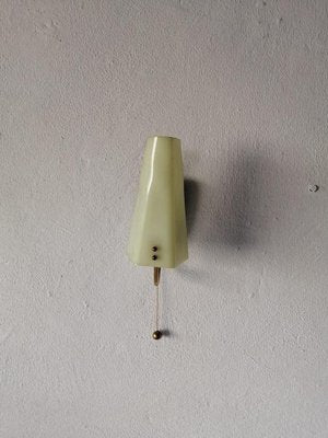 Cream Acrylic Glass Wall Lamp, Germany, 1950s-RDS-1146572