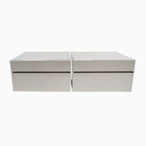 Cream Bedside Tables, 1984, Set of 2-EP-1769097