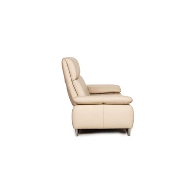 Cream Leather Chillout Two-Seater Sofa from Willi Schillig-RQW-1313428