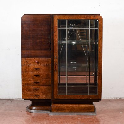 Credenza with Drawers and Handles in Bakelite Glass-RAQ-1768064