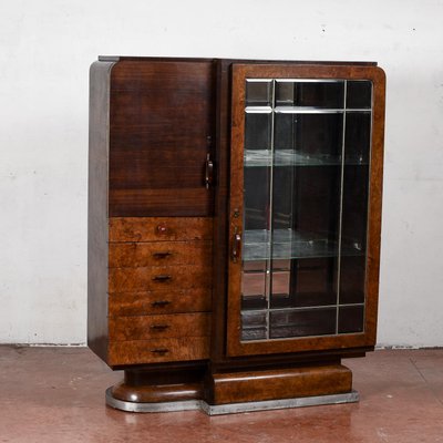 Credenza with Drawers and Handles in Bakelite Glass-RAQ-1768064