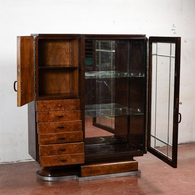 Credenza with Drawers and Handles in Bakelite Glass-RAQ-1768064