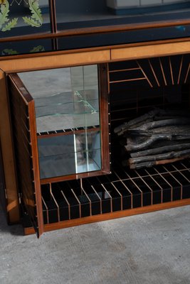 Credenza with Mirror by Luigi Brusotti, 1940s-KNM-1431588