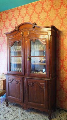 Credenza with Showcase, 1800s-YNQ-1749917