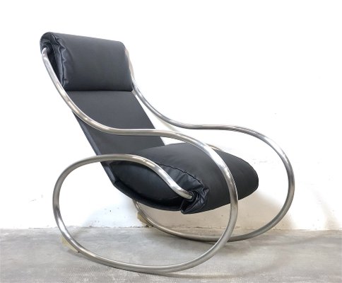 Crome Metal Crawl Armchair by Heals, London, 1970s-FQG-1822791