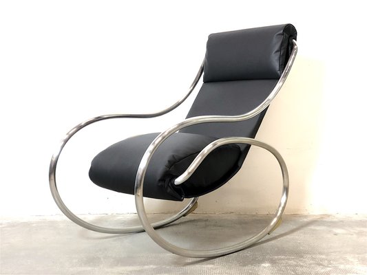 Crome Metal Crawl Armchair by Heals, London, 1970s-FQG-1822791