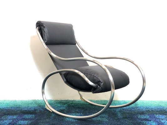 Crome Metal Crawl Armchair by Heals, London, 1970s-FQG-1822791