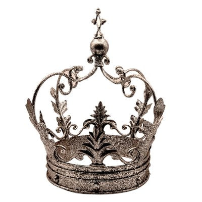 Crown in Shiny Silver Painted Metal-TCS-1169611