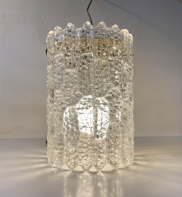 Crystal and Brass Pendant Lamp by Carl Fagerlund for Orrefors, 1960s-LCR-1816411