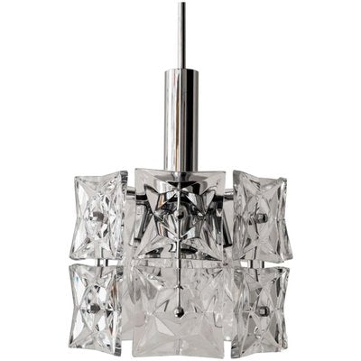 Crystal and Chrome Pendant from Kinkeldey-SPD-930854