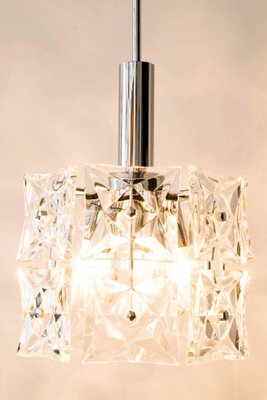 Crystal and Chrome Pendant from Kinkeldey-SPD-930854