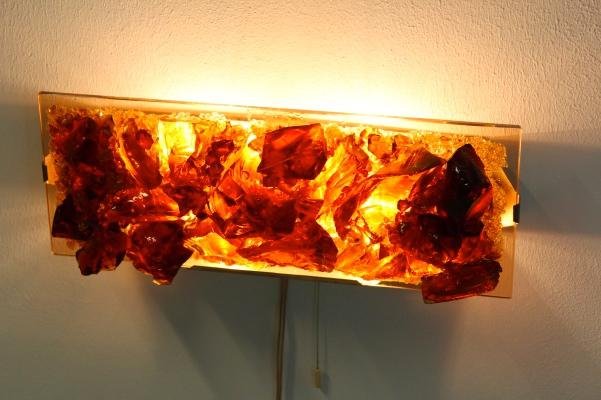 Crystal Bronze Glass G 692 Wall Lamp from Cosack Leuchten, Germany-MO-811144