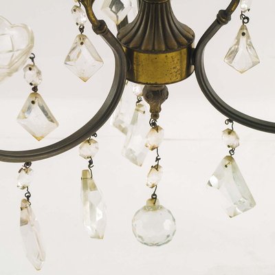 Crystal Ceiling Lamp, 1920s-NJV-883695