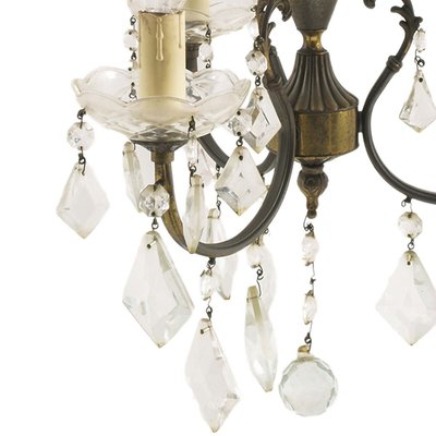 Crystal Ceiling Lamp, 1920s-NJV-883695