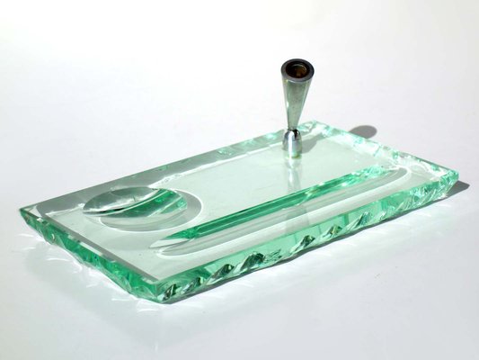 Crystal Desk Accessory by Pietro Chiesa for Fontana Arte, 1930s-GKB-850743