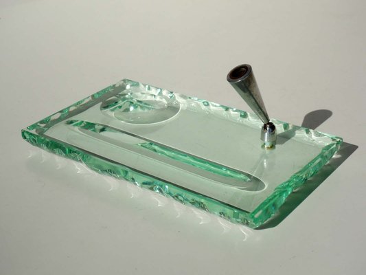 Crystal Desk Accessory by Pietro Chiesa for Fontana Arte, 1930s-GKB-850743