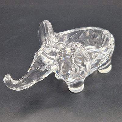 Crystal Elephant Shell by Art Vannes France, 1970s-WK-1719412