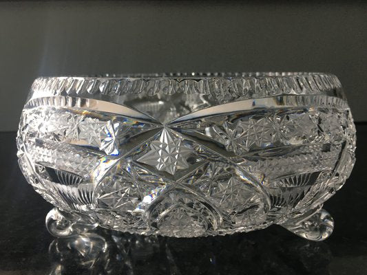 Crystal Fruit Bowl by A. Jabłoński, 1980s-WQQ-985454