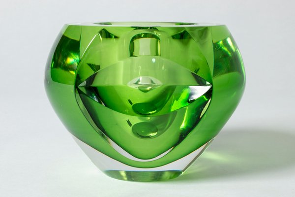 Crystal Glass Bowl by Mona Morales-Schildt for Kosta, 1950s-NL-675813