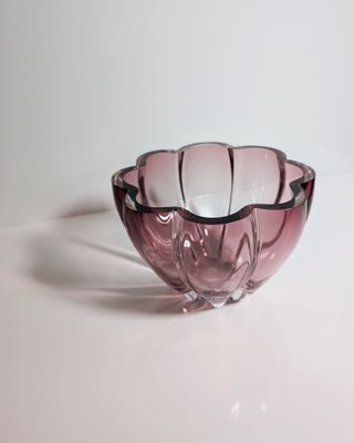 Crystal Glass Bowl from Seguso, 1980s-VTK-2016161