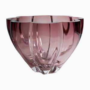 Crystal Glass Bowl from Seguso, 1980s-VTK-2016161