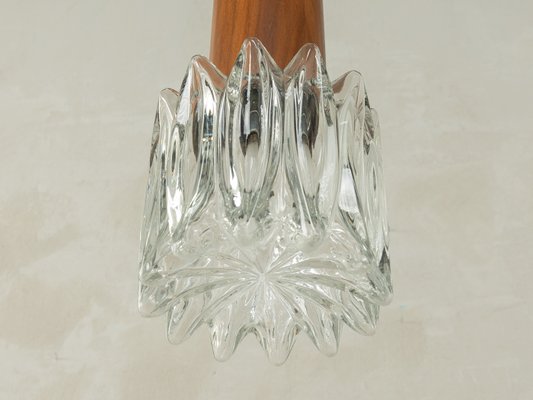 Crystal Glass Ceiling Lamp, 1960s-GPP-2021122