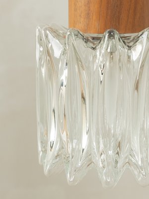 Crystal Glass Ceiling Lamp, 1960s-GPP-2021122