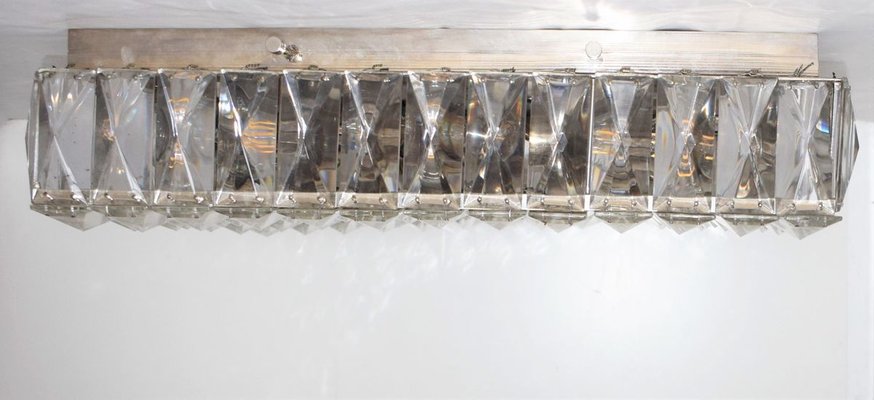 Crystal Glass Ceiling Lamp from Bakalowits & Söhne, 1960s-VA-855957