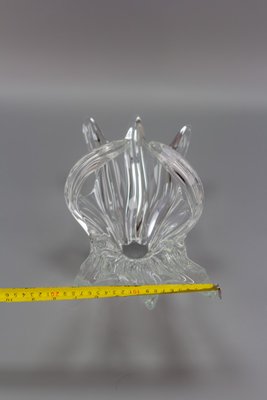 Crystal Glass Fruit Bowl or Centerpiece from Art Vannes, France, 1960s-KEG-1010631