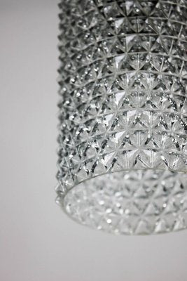 Crystal Glass Pendant Lamp, 1960s-HGJ-713575