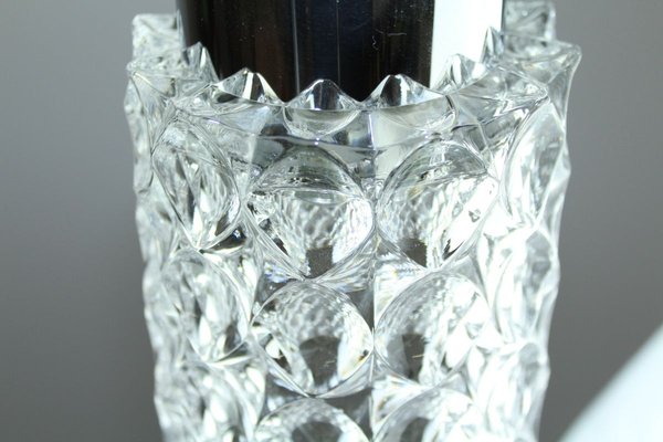 Crystal Glass Pendant Lamp from Cosack, 1960s-ZWH-776168