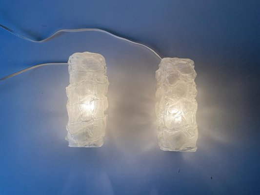 Crystal Glass Sconces from Doria, Germany, 1960s, Set of 2-RDS-1158467