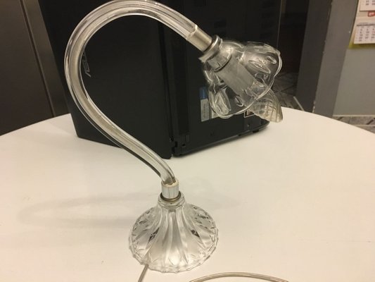 Crystal Glass Table Lamp, 1970s-WQQ-822053