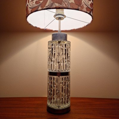 Crystal Glass Table Lamp from Doria Leuchten, 1960s-ZPB-1797450