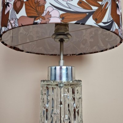 Crystal Glass Table Lamp from Doria Leuchten, 1960s-ZPB-1797450