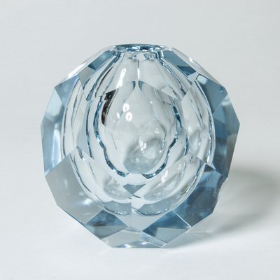 Crystal Glass Vase by Asta Strömberg for Strömbergshyttan, 1950s-NL-675791