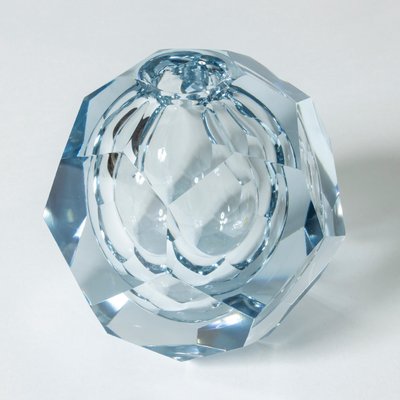 Crystal Glass Vase by Asta Strömberg for Strömbergshyttan, 1950s-NL-675791