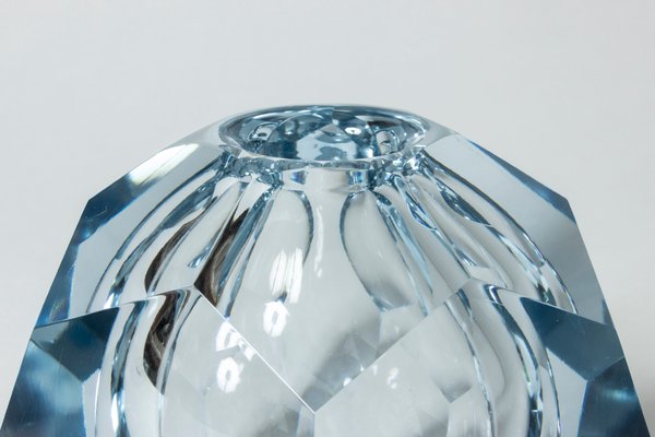 Crystal Glass Vase by Asta Strömberg for Strömbergshyttan, 1950s-NL-675791