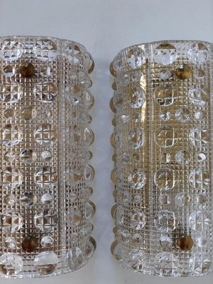 Crystal Glass Venus RD 2002 Sconce from Orrefors, 1960s-ARN-625745