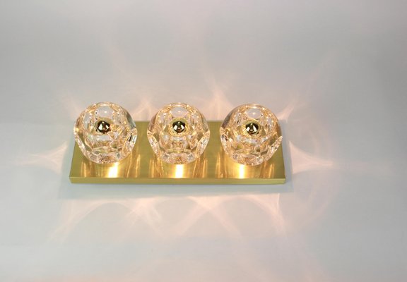 Crystal Glass Wall Sconces by Gaetano Sciolari for Peill & Putzler, Set of 2-UGR-1085893